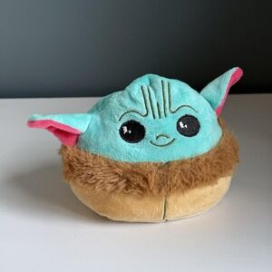 Star Wars Mandalorian Reversible Baby Yoda 5" Plush Flips Inside Out Happy & Sad